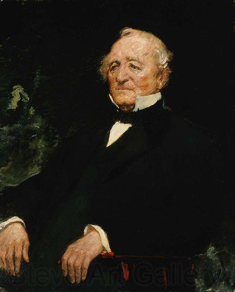 William Holman Hunt Charles Sumner portrait William Morris Hunt Norge oil painting art